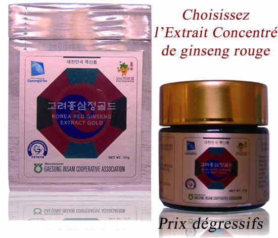 Extrait Concentré de Ginseng rouge